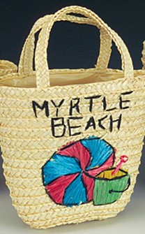 Child's VA Beach Straw Bag